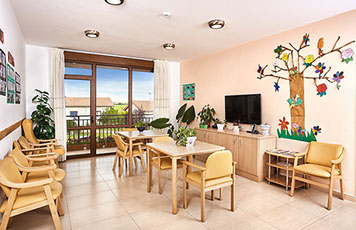 acogedor salón para encuentro con familiares